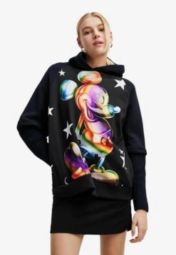 Desigual Mickey Mouse- Hoodie - Black