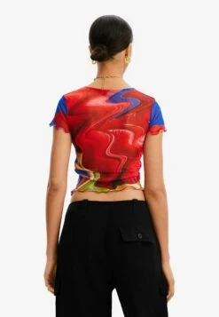 Desigual Tropical Bikini - Blouse - Red -Desigual fca08cdf8b0046e387a44a5597604c0e