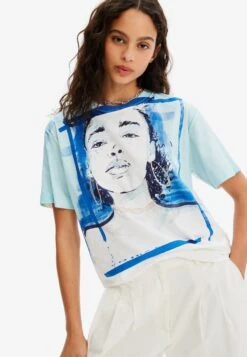 Desigual T-Shirt Print - White -Desigual fe0c03d7f2484245ac7fffa90114d7e0