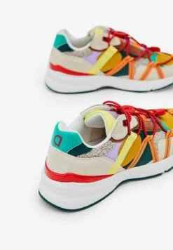 Desigual Patchwork Trekking Details - Sneakers Laag - Multi Coloured -Desigual ffcbf9dc084f4672be52d9bcbf3a0241